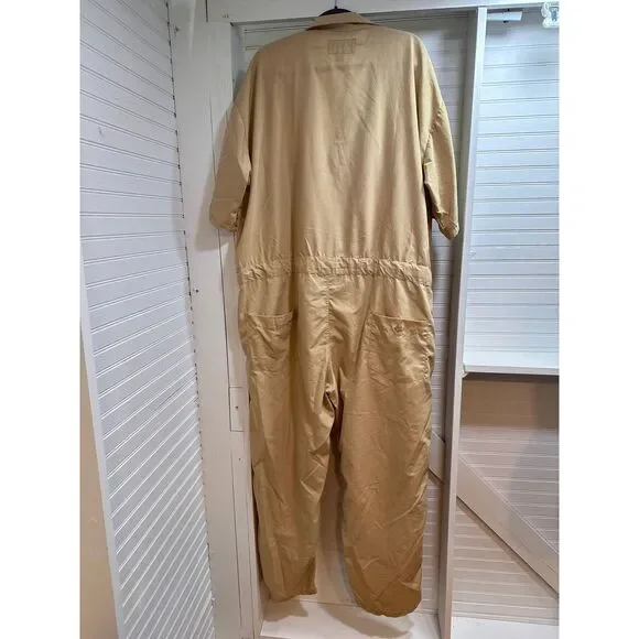 Vintage lightweight khaki coveralls size 3x - Picture 9 of 12